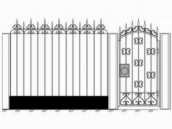 Забор секционный №53